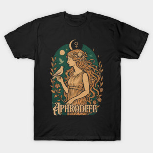 Aphrodite Vintage Art | Greek Goddess T-Shirt