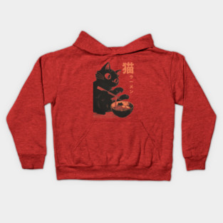 Retro Ramen Kats Kids Hoodie