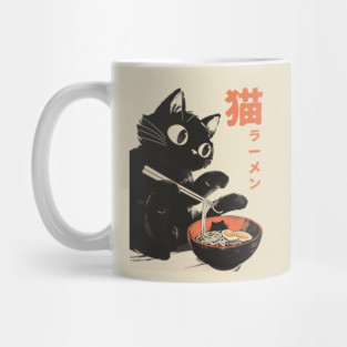 Retro Ramen Kats Mug