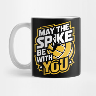 May The Spike Be With You – Funny Volleyball Mug
