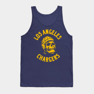 Chargers Skull Tank Top