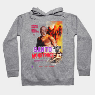 Santo Contra Los Monstruos Hoodie