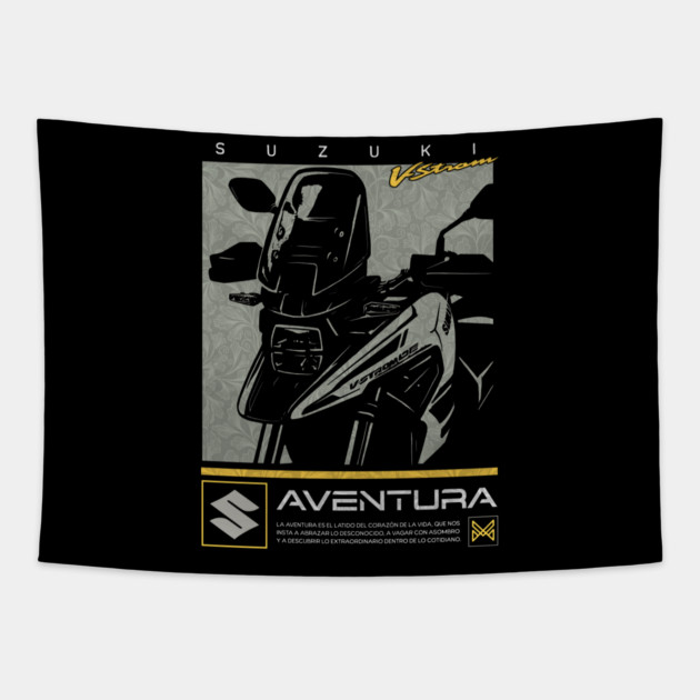 SUZUKI VSTROM 1050 Tapestry by monsalveautos