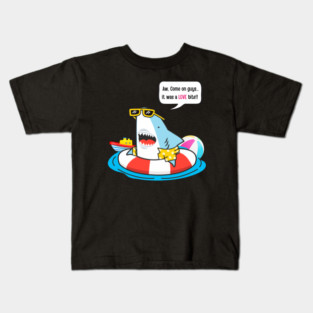 Aw Come On Shark Week – Funny Sassy Shark Tee, Hawaiian Shirt & Sunglasses Graphic Kids T-Shirt