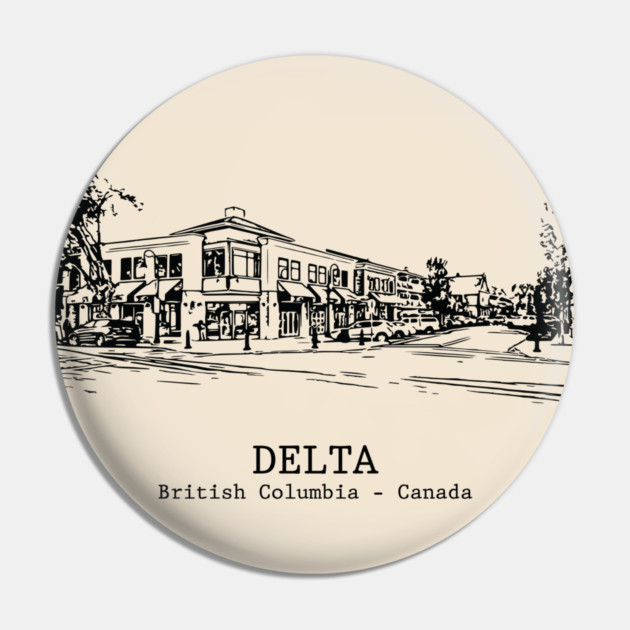 Delta - British Columbia Pin by Lakeric