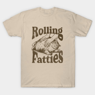 Vintage rolling fatties cat 90s T-Shirt