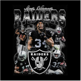 Las Vegas Football Retro Bootleg Posters and Art