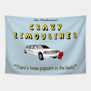 Crazy Limousines Tapestry