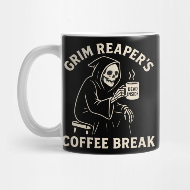 Grim Reaper's Coffee Break by Demian Stipatio