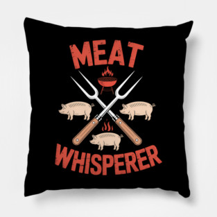 Meat Whisperer Meat Grill Meat Smoking Grilling Meat Smoker Pillow