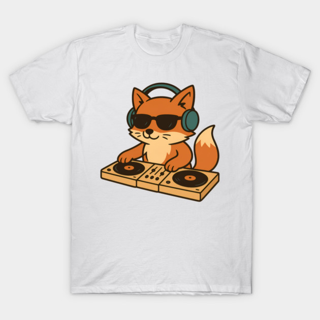 DJ Fox T-Shirt by Demian Stipatio