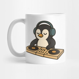 DJ Penguin Mug