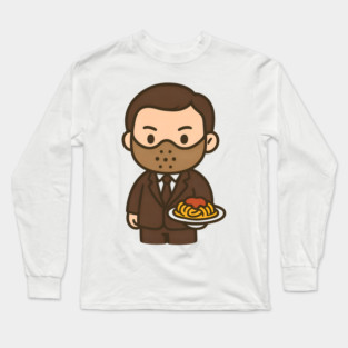 Hannibal Lecter Spaghetti Long Sleeve T-Shirt