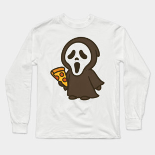 Ghostface Pizza Long Sleeve T-Shirt
