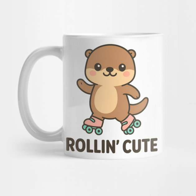 Otter Rolling Cute by Demian Stipatio