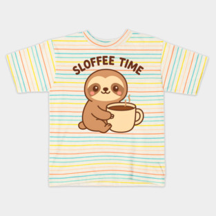 Sloffee time Kids T-Shirt