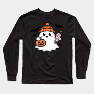 Cute ghost  Halloween Long Sleeve T-Shirt