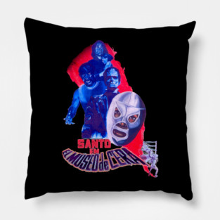 Santo in the Wax Museum Pillow