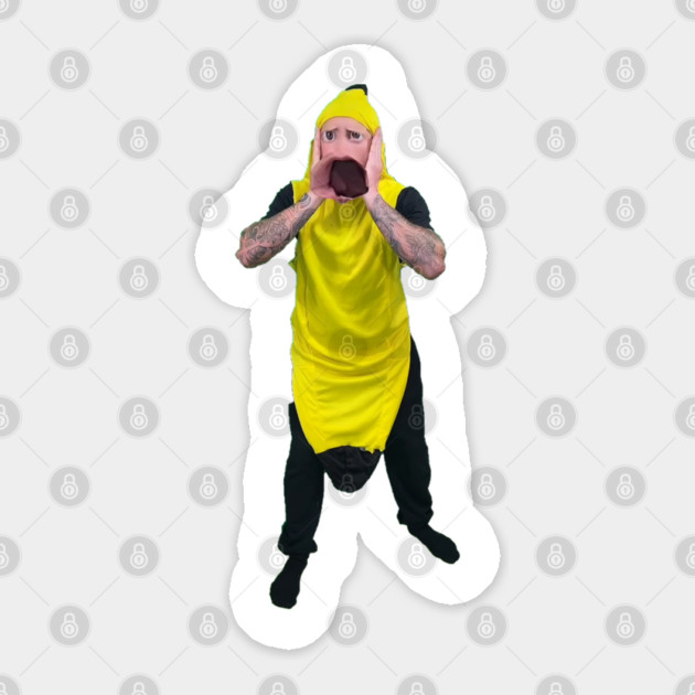 Mr. Talalaa - Banana Character Sticker by MrTalalaa