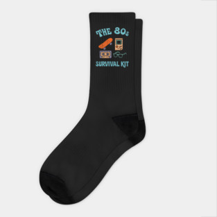 The 80s Survival Kit Nostalgia Retro Vibes Socks