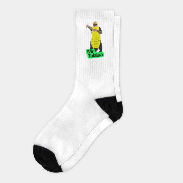 Mr. Talalaa - Banana Character Socks by MrTalalaa