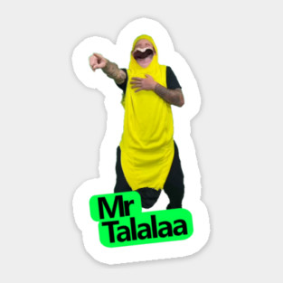 Mr. Talalaa - Banana Character Sticker