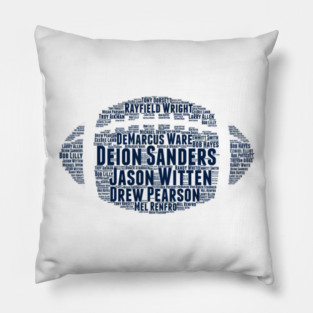 Cowboys Shirt Dallas Cowboys Football - fast sketch #4 Pillow