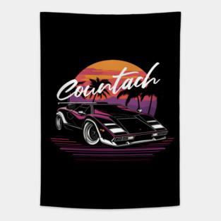 Countach Aesthetic Tapestry