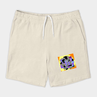 Purple Black pages dark opposite color fun Shorts
