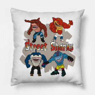 The 90s Shark Gang Pillow
