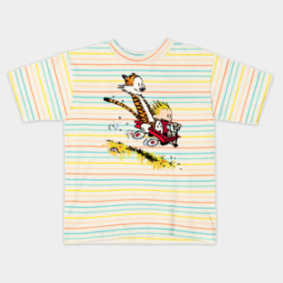 Boy and Tiger Kids T-Shirt
