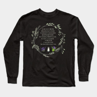 Practical Magic Salt Rosemary Lavender Love Halloween Witchy Long Sleeve T-Shirt