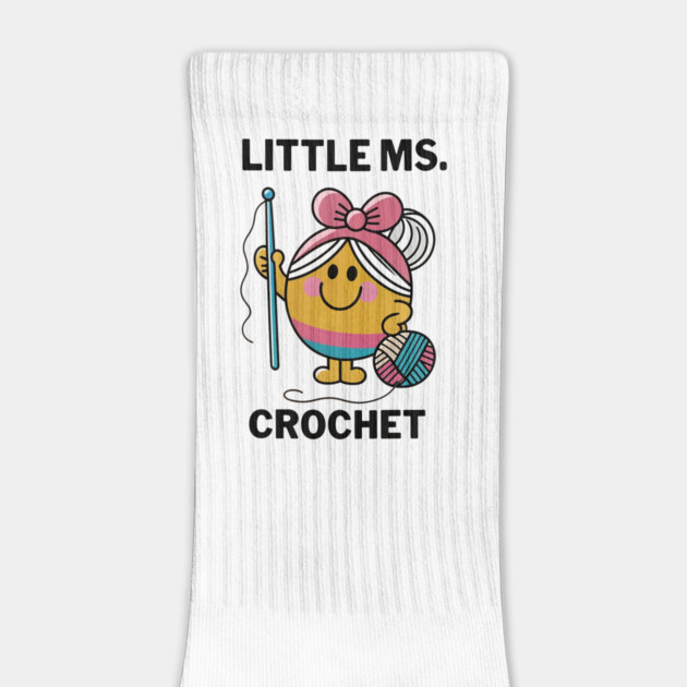 "Little Ms. Crochet – Cute Yarn and Hook Design for Crochet Lovers" by MEROUAN's Store