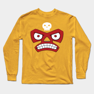 Lucha Skull Long Sleeve T-Shirt