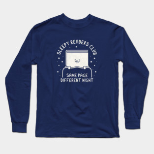 Sleepy Readers Club Long Sleeve T-Shirt