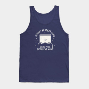 Sleepy Readers Club Tank Top