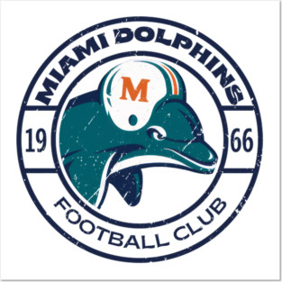 Miami Dolphins Logo - jinrodrigues001 #37 Posters and Art