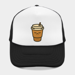 Sleepy Coffee Cup Funny Caffeine Mood Hat