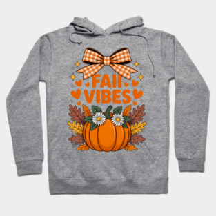 fall vibes pumpkin Hoodie