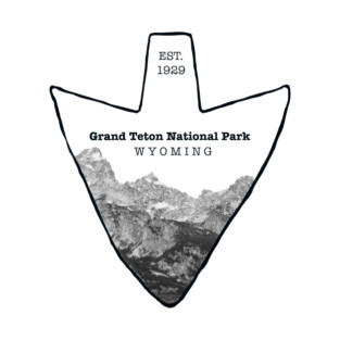 Grand Tetons National Park Arrowhead T-Shirt