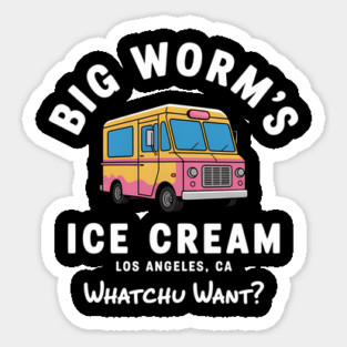 Big Worm's Ice Cream Truck Magnet