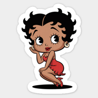 Black Betty Boop - Black Girl Magic Magnet