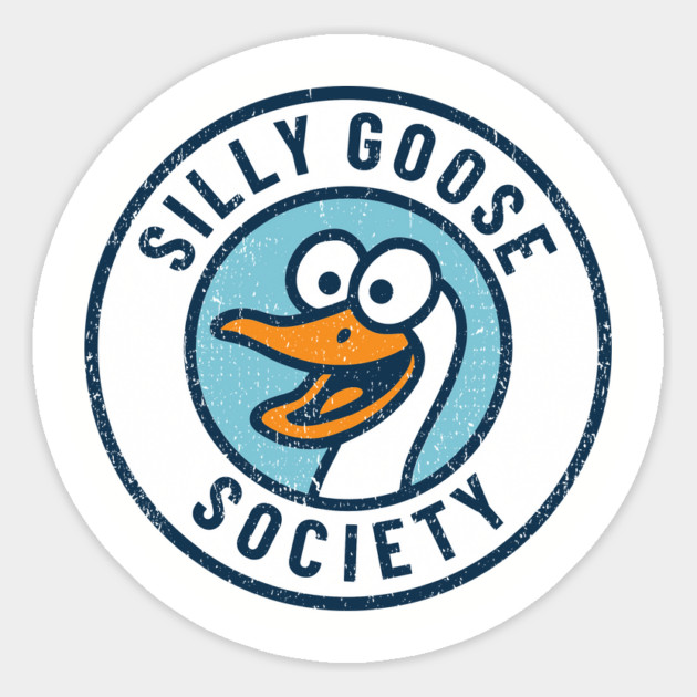 Silly Goose Society Honk Squad Meme Magnet by Anticorporati