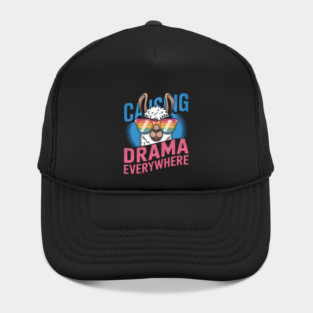 Funny Llama Shirt – Causing Drama Everywhere Hat