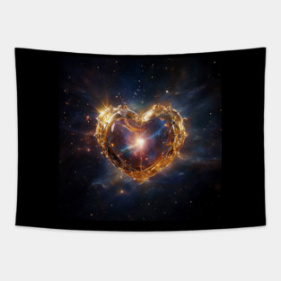 Golden Heart Tapestry