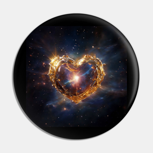Golden Heart Pin by D. John's Store
