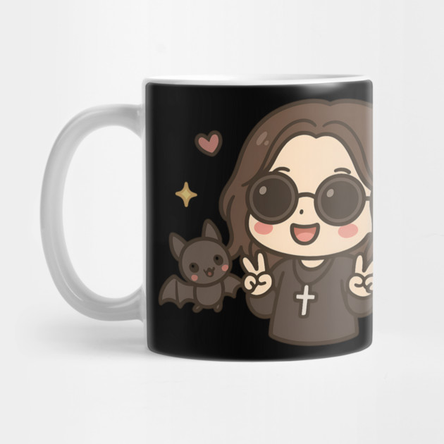 Ozzy Osbourne & Bat by Demian Stipatio