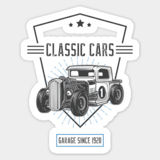 Cassic Car Sticker