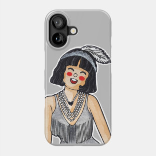 Sparkling Showgirl – Cartoon Watercolor Art Phone Case