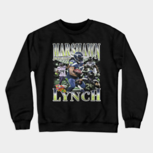 Marshawn Lynch Retro Bootleg Crewneck Sweatshirt